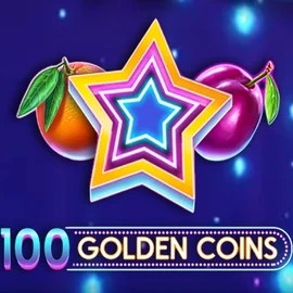 100 Golden Coins game by Amusnet Interactive – logo hosted on Spinsy Casino