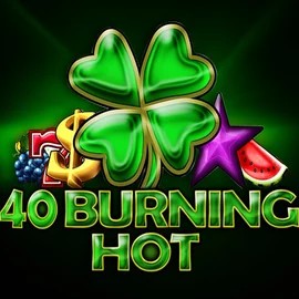 Official Slots logo: 40 Burning Hot by Amusnet Interactive at Spinsy Casino