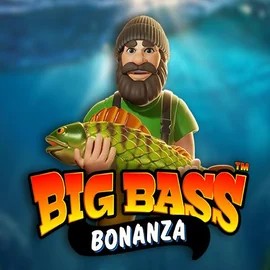 Big Bass Bonanza slot logo by Pragmatic Play at Spinsy Casino