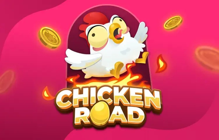 Chicken Road slot logo by InOut at Spinsy Casino