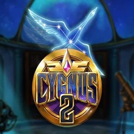 Cygnus 2 slot logo by ELK Studios at Spinsy Casino