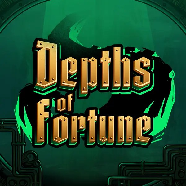 Official Slots logo: Depths of Fortune by AvatarUX Studios at Spinsy Casino