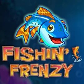 Fishin Frenzy online game logo by Blueprint Gaming on sspinsy.org