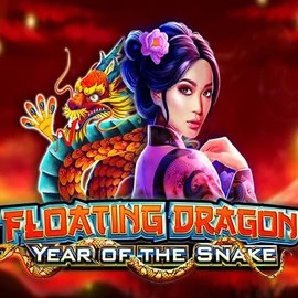 Floating Dragon Year of the Snake game by Pragmatic Play – logo hosted on Spinsy Casino
