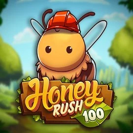Honey Rush 100 slot logo by Play'n GO at Spinsy Casino