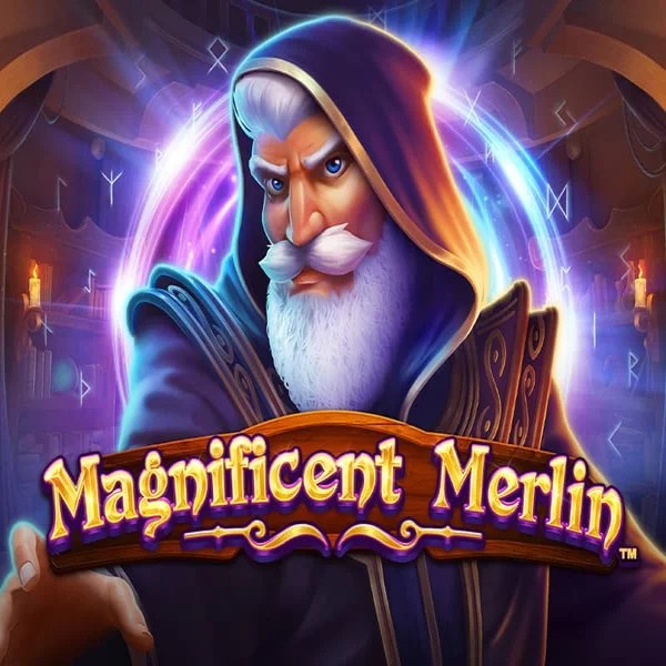 Magnificent Merlin casino game by Greentube – featured logo at Spinsy Casino