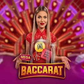 Mega Baccarat logo – Live Casino by Pragmatic Play at Spinsy Casino