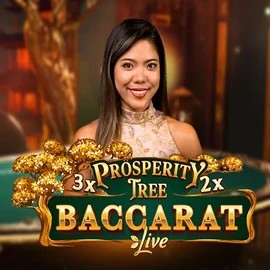 Prosperity Tree Baccarat logo – Live Casino by Evolution at Spinsy Casino