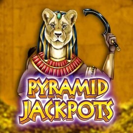 Pyramid Jackpots slot logo by King Show Games at Spinsy Casino