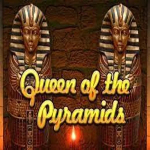 Queen of the Pyramids logo by Playtech at Spinsy Casino