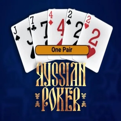 Russian Poker logo by OneTouch Games at Spinsy Casino