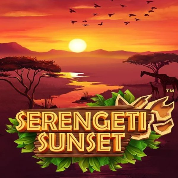 Serengeti Sunset by Skywind Group, showcased at sspinsy.org – game logo