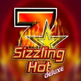 Sizzling Hot Deluxe casino game by Novomatic – featured logo at Spinsy Casino