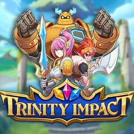 Trinity Impact slot logo by Play'n GO at Spinsy Casino