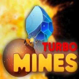 Turbo Mines slot visual from Turbo Games available on sspinsy.org